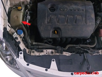 Răcirea lichidului de răcire toyota auris 2006