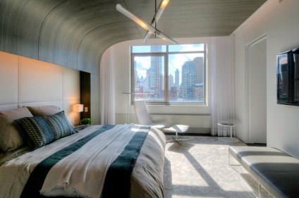 Apartament pe două nivele - minimalism de familie uimitor, lucru interior