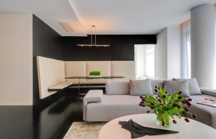 Kétszintes lakás - lenyűgöző családi minimalizmus, belső tárgyak