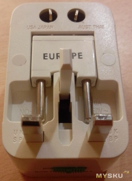 Adaptorul rutier electric us, uk, eu, au