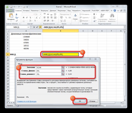 Funcții financiare în Excel