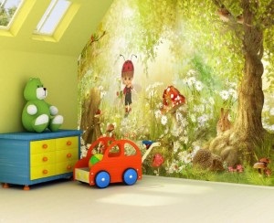 Imagini de fundal în camera de copii pentru băieți