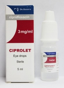Picături pentru ochi Indicatii Ciprolet pentru utilizare, instrucțiuni, doze