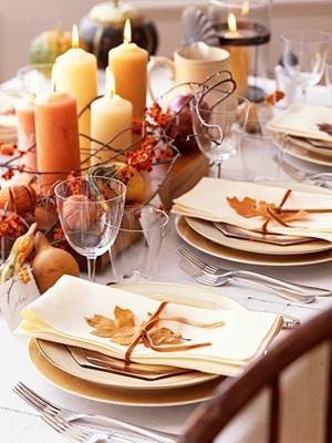 Idei pentru decorarea unei mese pentru o nuntă de toamnă