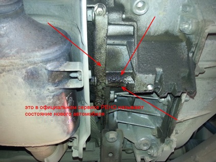 Modificarea uleiului în motorul Reno Kangu 2013