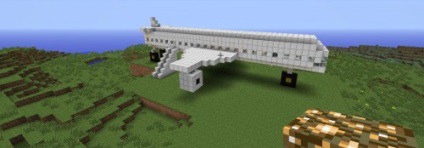 Cum de a construi un avion în minecraft, kaksdelatpravilno