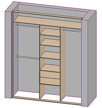 Cum se face (construi) compartimentul dulapului cu propriile mâini (fotografie, video), încorporat sau caz, asamblarea dulapului