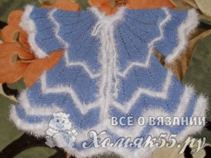 Costum de croșetat pentru Snow Maiden