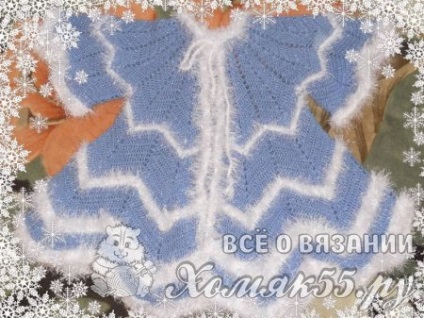 Costum de croșetat pentru Snow Maiden