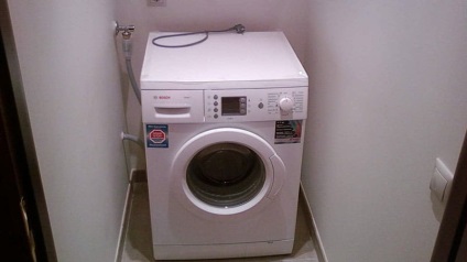 Daru mosógép szögletes, átmenő (kiválasztási funkciók)