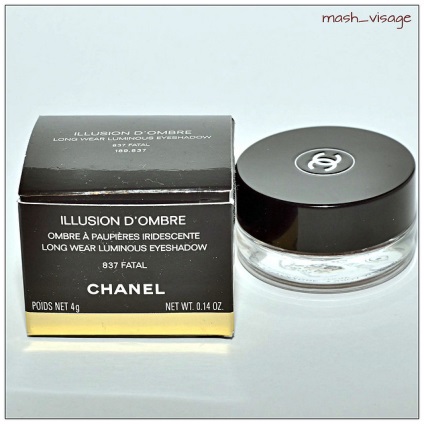 Cream umbre chanel iluzie d - ombre 837 fatal - cu saluturi de Craciunmashvisage, mashvisage