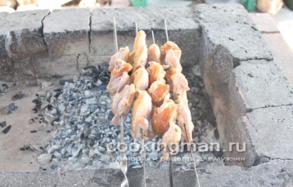 Grillezés csirkeszárnyú mézes szójaszósszal - főzés férfiaknak (szárnyas fotó) Grillezett csirke szárnyak mézes szójaszósszal - főzés férfiaknak