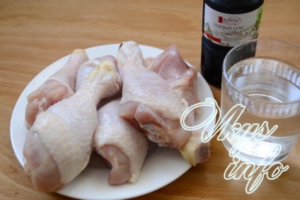 Csirke lábak szójaszósz receptben fotóval