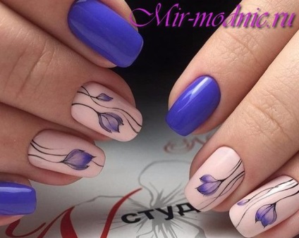 Manicura pe 8 martie fotografie