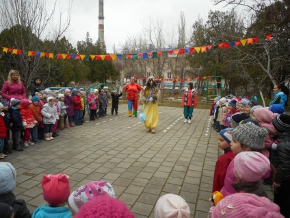 Maslenitsa în grădiniță, 