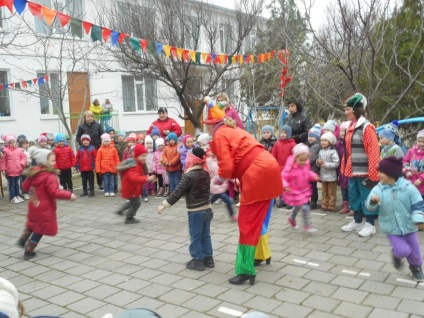 Maslenitsa în grădiniță, 