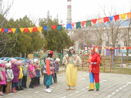 Maslenitsa în grădiniță, 