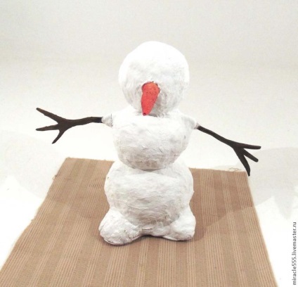 Maestru cu om de zăpadă pentru copii - simplu și simplu - târg de meșteșugari - manual, manual