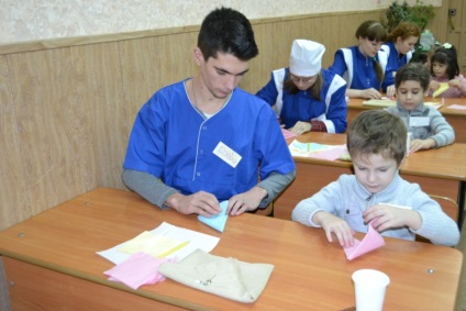 Master class pentru copiii din orfelinat - Colegiul Tehnologic Shuya