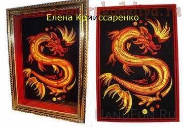 Maestru de clasă pentru quilling dragon - un simbol al basm al anului