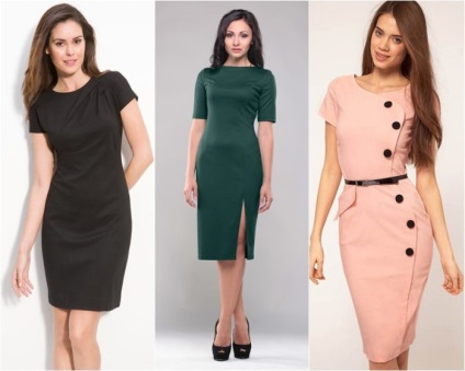 Modele de rochii stricte (stil clasic și de afaceri)