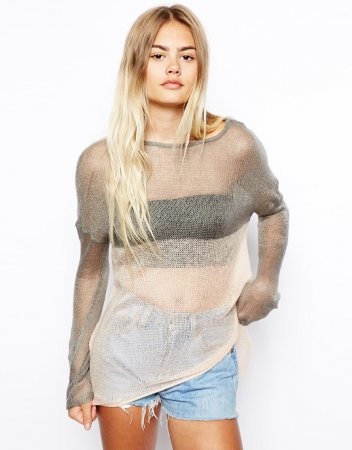 Moda pulovere - plasă - 2017