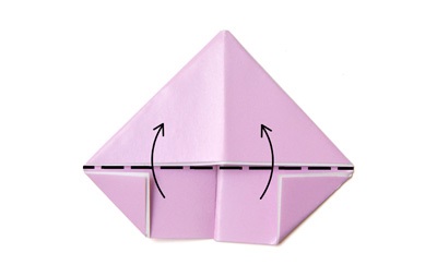 Háromszög origami modul - gyerekek fejlesztése