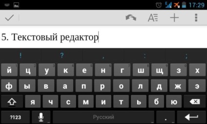 Privire de ansamblu asupra programului editorului de text rapidoffice, a tabelei Excel și a prezentării de diapozitive