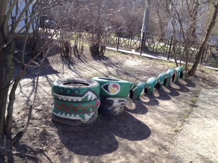 Câmpul cu ochi reciclează arta grădiniței din Chișinău