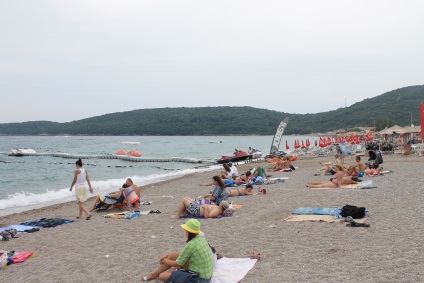 Budva strandjai a térképen leírás és fényképek, a szállodák közelében