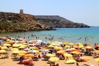 Plajele din Malta - Golful Mellieha, Golful de Aur, Ein Tuffieha, St. George Bay - Cum ajungeți pe plaje