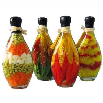 Artizanat pentru bucătărie cu mâinile proprii o sticlă de legume, design interior