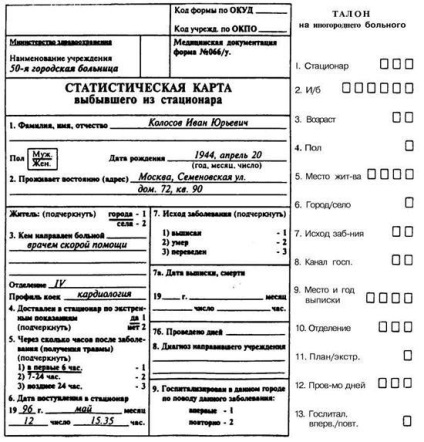 Recepția și înregistrarea pacienților - stadopedia