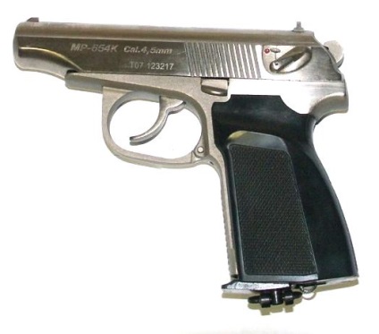 Soiurile pistolului mr-654k