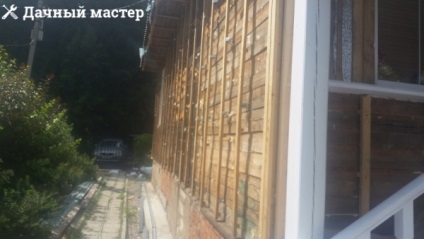 Repararea (reconstrucția) fațadei izolației casei și a pereților