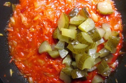 Rețetă pentru solyanka slabă cu legume pas cu pas cu fotografii