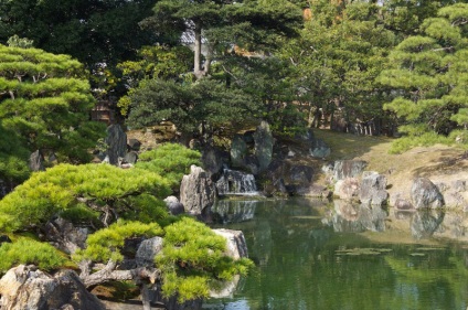 Castelul Nijo Gardens din Kyoto, arhitectura peisajului și clădirea verde