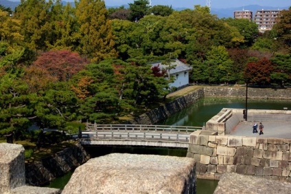 Nijo Kastély kertek Kyotóban, tájépítészet és zöld épület