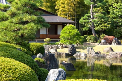 Nijo Kastélypark Kyotóban, tájépítészet és zöld épület