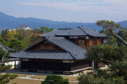 Nijo Kastély kertek Kyotóban, tájépítészet és zöld épület