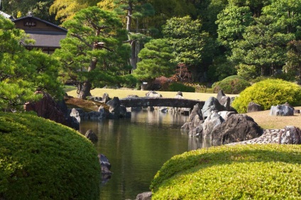 Castelul Nijo Gardens din Kyoto, arhitectura peisajului și clădirea verde