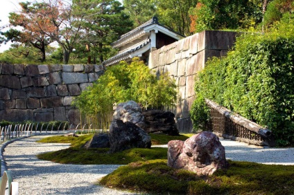 Castelul Nijo Gardens din Kyoto, arhitectura peisajului și clădirea verde