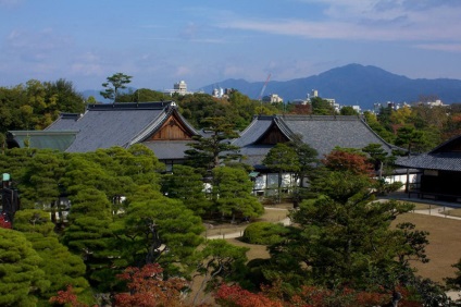 Nijo Kastélypark Kyotóban, tájépítészet és zöld épület