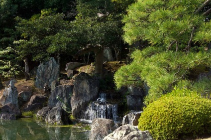 Castelul Nijo Gardens din Kyoto, arhitectura peisajului și clădirea verde