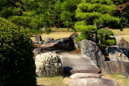 Castelul Nijo Gardens din Kyoto, arhitectura peisajului și clădirea verde