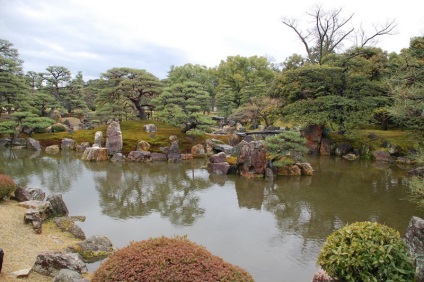 Castelul Nijo Gardens din Kyoto, arhitectura peisajului și clădirea verde