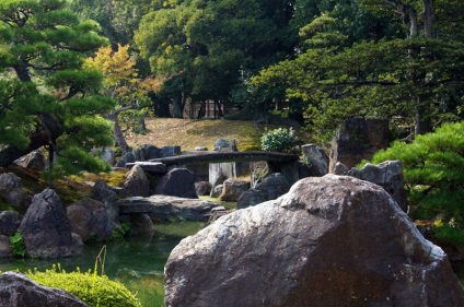 Castelul Nijo Gardens din Kyoto, arhitectura peisajului și clădirea verde