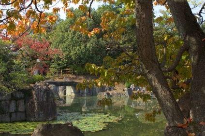 Nijo Kastélypark Kyotóban, tájépítészet és zöld épület