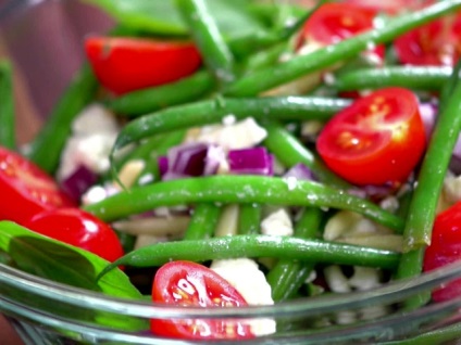 Salate din rețete de fasole verde