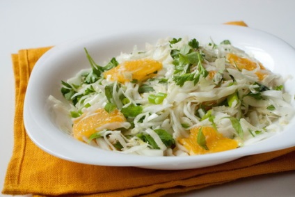 Salată proaspătă de varză - rețete de gătit cu fotografie
